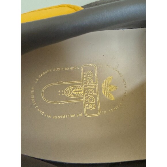 ADIDAS BUSENITZ VINTAGE SHADOW OLIVE BOLD GOLD SNEAKERS SHOES GUM5 SIZE 10.5 NEW - Picture 2 of 12